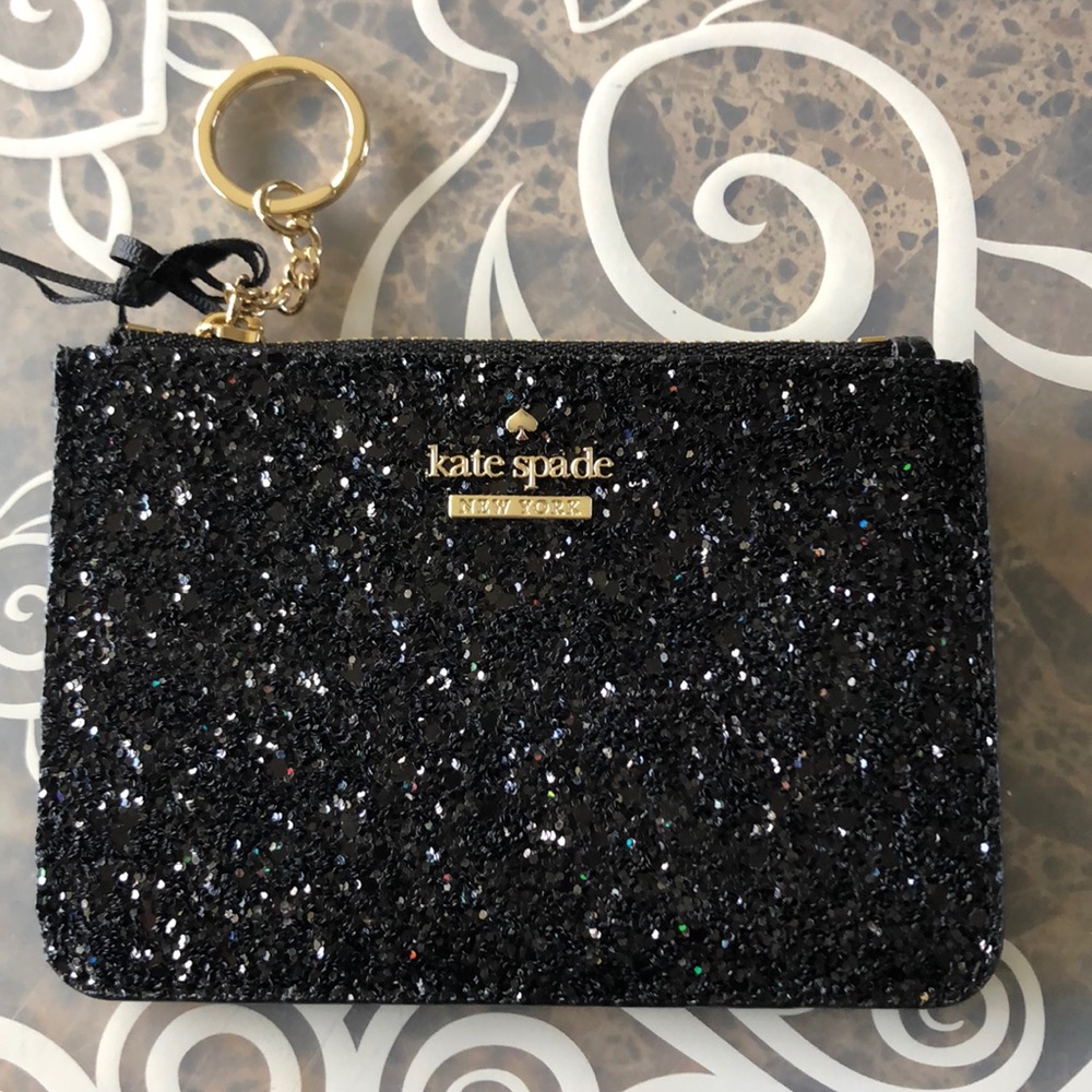 Kate Spade Glitter Cardholder/Coin purse ❤️❤️❤️